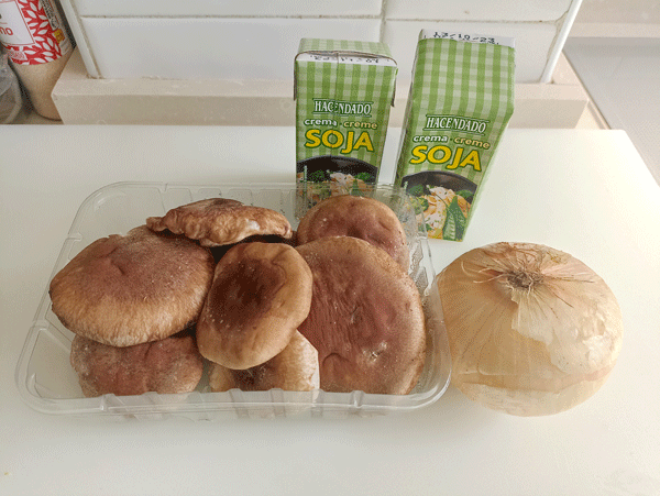 Salsa de setas shiitake, setas shiitake, recetas de salsa, recetas saludables, recetas para adelgazar, recetas light