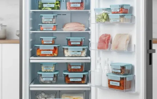 Comidas para congelar: congelador organizado para comer sano sin ultraprocesados