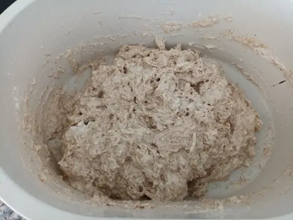 Pan casero de masa madre semi integral Pan casero de masa madre semi integral, pan de masa madre, pan semi integral, pan casero