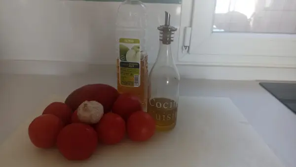 gazpacho de mango, sopas frias