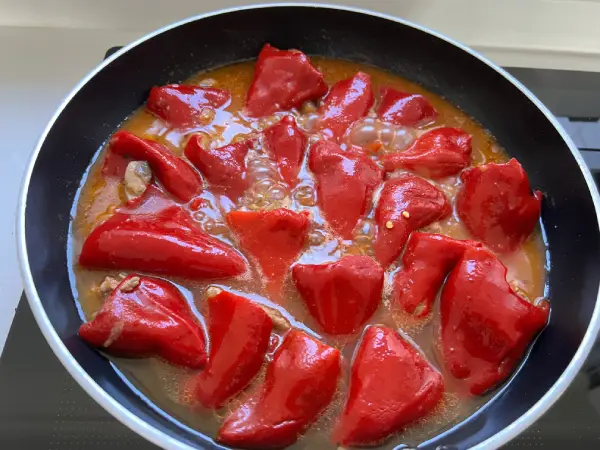 Pimientos del piquillo rellenos de carne, recetas de verdura, recetas de carne, recetas para adelgazar