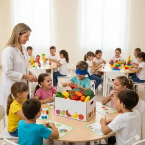 Taller de alimentación saludable en Málaga con participación activa y educación práctica