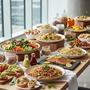 Dietista en Málaga elaborando menús equilibrados para comedores y colectivos