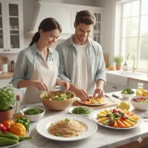 Nutricionista para parejas en Málaga trabajando en plan personalizado