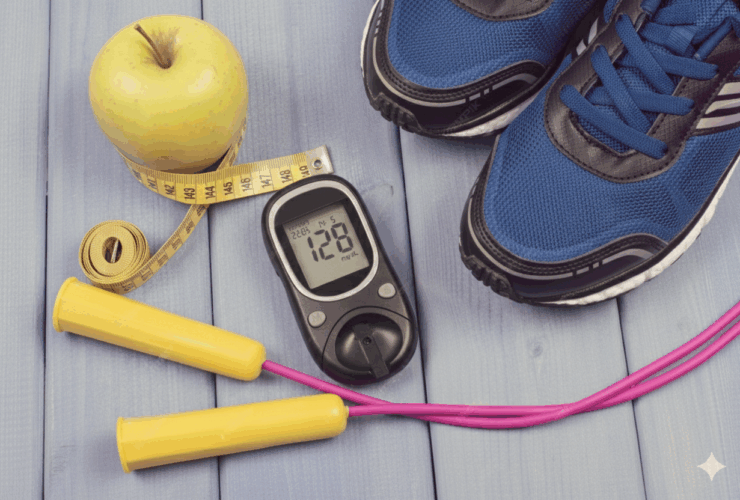 diabetes y ejercicio midiendo la glucosa antes y después de entrenar