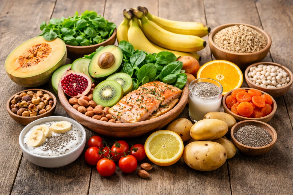 Alimentos ricos en potasio y sus beneficios