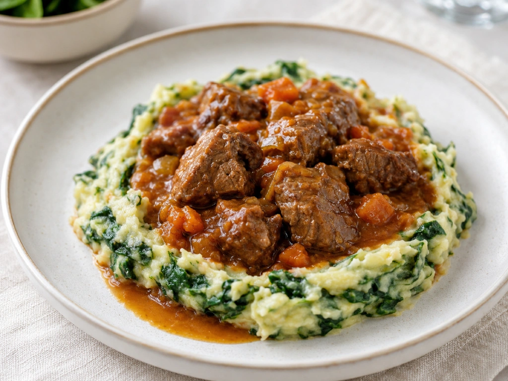 ternera-guisada-con-pure-de-patatas-con-espinacas