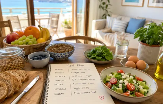 Organizar las comidas en vacaciones con un men&uacute; saludable y flexible