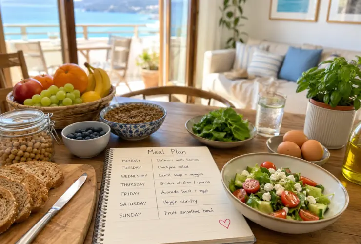 Organizar las comidas en vacaciones con un men&uacute; saludable y flexible