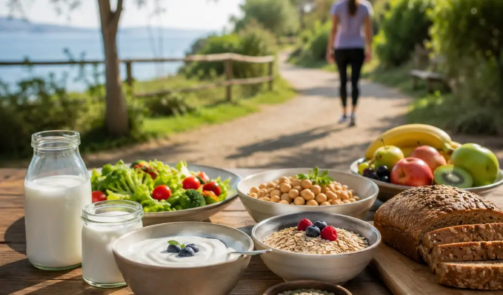 Alimentos ricos en fibra y fermentados para cuidar la microbiota intestinal