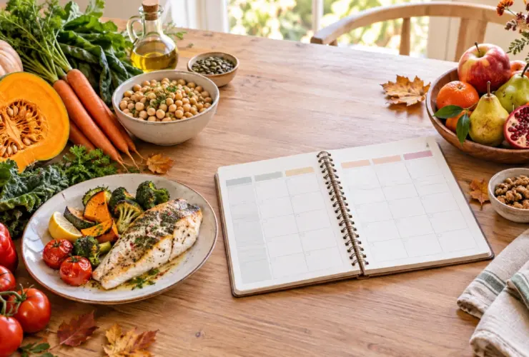 Men&uacute; para adelgazar en octubre con alimentos de oto&ntilde;o